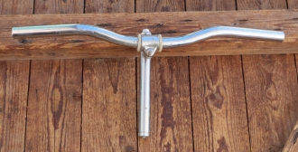 Fahrradlenker, original 50er/60er Jahre, für Sportrad, Klemmbuchse Kunststoff, gebr. 