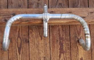 Fahrradlenker, original 60er Jahre, Alu, für Rennrad, Vorbau PIVO, gebr. 