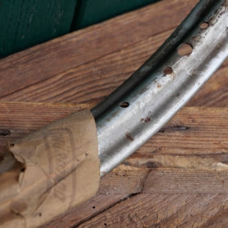 Mopedfelge SCHÜRMANN, 23 x 2.00/2-19, 30er-50er J., Westwood, Stahl, silber lackiert, NOS 