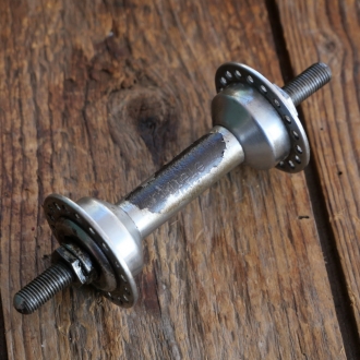 Nabe Vorderrad Fahrrad, MIELE, verchromt, 50er J., gebraucht 