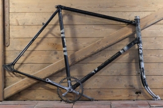 Fahrradrahmen EXPRESS Mailand-München, für Renn-/Sportrad 28 Zoll, Stahl, 50er J. gebr. 