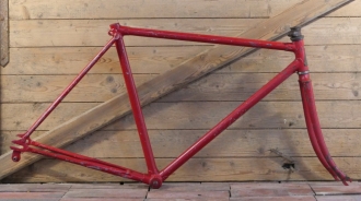 Fahrradrahmen SEMPER/Berlin für Profi-Rennrad (Bahn?) 26 Zoll, Stahl, 20er J., gebr. 