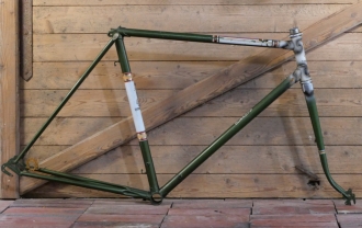 Fahrradrahmen DÜRKOPP Mod. Super de Luxe, 28 Zoll, Herrenausführung für Sportrad, Ende 50er J., gebr. 