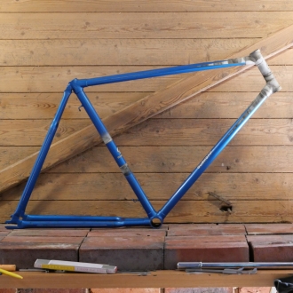 Fahrradrahmen DÜRKOPP, 26 Zoll, Herrenausführung für Tourenrad, 50er/60er J., ohne Gabel, NOS 