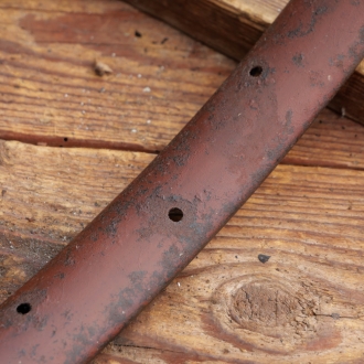 Fahrrad-Wulstfelge 28 Zoll Außendurchmesser ca. 645 mm, 10er-30er J., rotbraun, gebr. 