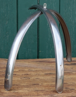 Schutzbleche Satz WEINMANN, 28 Zoll, Herrenausführung für Sportrad, 70er/80er J., Niro,gebr. 