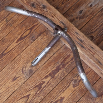 Fahrradlenker für Halbrenner, original 30er-50er Jahre, verchromt, gebr. 