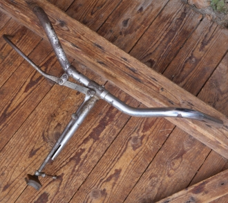 Fahrradlenker für Tourenrad, original 30er-50er Jahre, verchromt, gebr. 