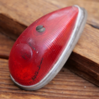 Rücklicht, NWL, orig. 50er Jahre, Alu/Kunststoffglas, gebr. 