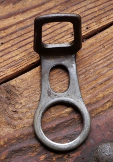 Carbidlaternenhalter/Winkelhalter, vernickelt, orig. 1910er-30er J.,, gebr. 