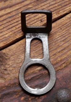 Carbidlaternenhalter/Winkelhalter, vernickelt, orig. 1910er-30er J.,, gebr. 