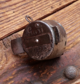 Speichenschloss, GURI, vernickelt, orig. 20er/30er Jahre, gebr. 