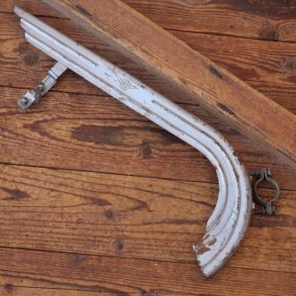Kettenschutz, HEBIE, silber, Länge ca. 41 cm, für Sportrad, orig. 50er/60er J., gebr. 