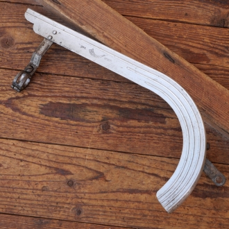 Kettenschutz, HORN, Alu, Länge ca. 33 cm, für Sportrad, orig. 50er/60er J., gebr. 