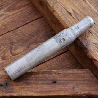 Sattelstütze, oben geschlossen, für Rennrad, Durchmesser: ca. 26,4 mm, Alu, 30er-50er J.,  gebr. 