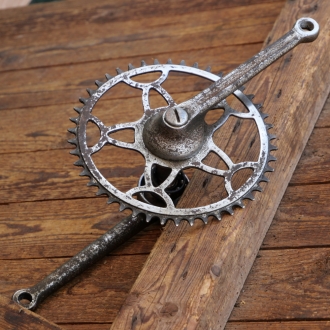 Tretlager für Tourenrad, orig. 30er J., verchromt, Glockenlager, gebr. 