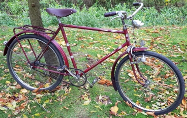 Velo-Classic Shop | Herrenfahrrad "BAUER Fliegerrad", Sportrad 26 Zoll, Bj.  1949, RNr. 1440XX RH: 55,5 cm, gut erhalten | online bestellen