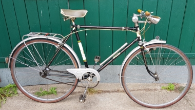 bianchi retro rennrad Gold Limited Vintage Stahl Rennrad NOS Bianchi – upcycles-wunschrad main image 1