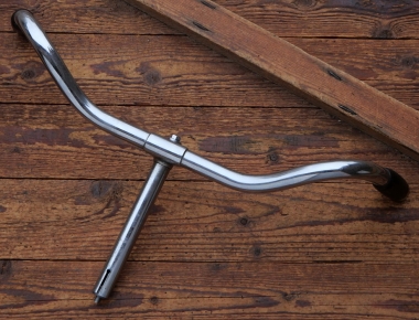 Velo-Classic Shop | Fahrradlenker NSU-Form, 30er-50er J., verchromt, MIELE- Griffe, gebr. | online bestellen
