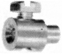 Löt-/Schraubnippel, abgesetzt, D=6.5/4mm, L=9mm, Bohrung 2.3mm, Abb. ähnlich