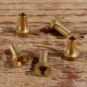 Lötnippel, D=6.0/3.5/2.6mm, L=8.0mm, Messing, FIX Bez. 20