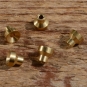 Lötnippel, D=6.0/3.5/1.8mm, L=5.5mm, Messing