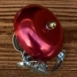 Glocke "PING", für Rennrad/Sportrad, rot, D=57mm