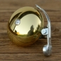 Glocke "PING", für Rennrad/Sportrad, gold hochglanzpoliert, D=50mm