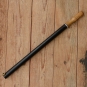 Luftpumpe schwarz, mit Holzgriff, Länge 440mm