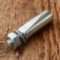 Kurbelkeil D=10 mm, Stahl, glanzverzinkt, langer Anschliff (Standardausführung)