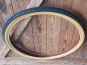 Fahrrad Reifen, 24 x 1.75 x 2 (47-507), braune Flanke, klassische Ausführung der 50-80er Jahre