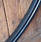 Fahrradfelge f. Drahtbereif. 28" x 1 1/2  (635)  klassisches Ideal  Profil, Stahl, schwarz lack.  36 Loch