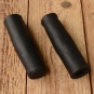 Ledergriff Ziegenleder schwarz, 22mm, 120mm lang
