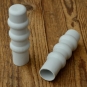 Transportradgriff, lichtgrau, 25mm, 110mm lang, orig. Altbestand 60/70er J.