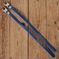 Pedalriemen "CHRISTOPHE / LAPIZE", blau, Leder, hochwertige Ausführung