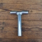 Winkelsattelstütze, Durchmesser: 22 mm, Höhe: ca. 140 mm, gebraucht, Zustand siehe Bilder.