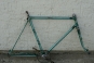 Fahrradrahmen  "WANDERER",  Herrenausf., Sport, grün/silber , 26 Zoll,  RH=56cm, 50er J., incl. Gabel u. Tretlager